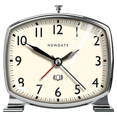 Newgate Toledo Doorstep Alarm Clock Chrome Newgate Toledo Doorstep Alarm Clock Chrome